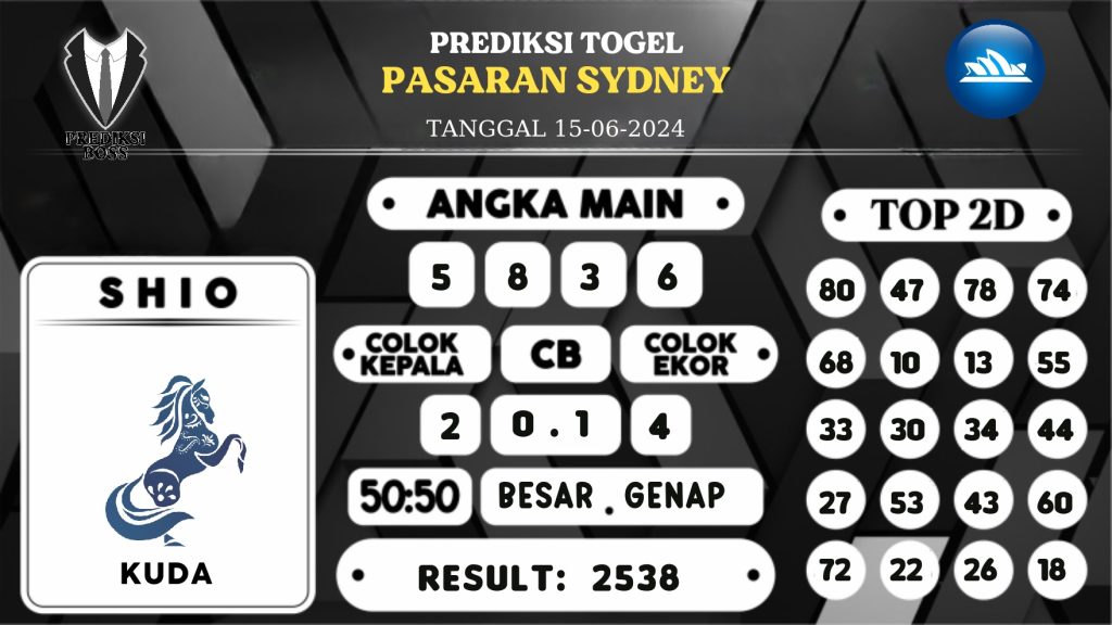 https://prediksibossdana.com/prediksi-boss-togel-sidney-sabtu-15-juni-2024/