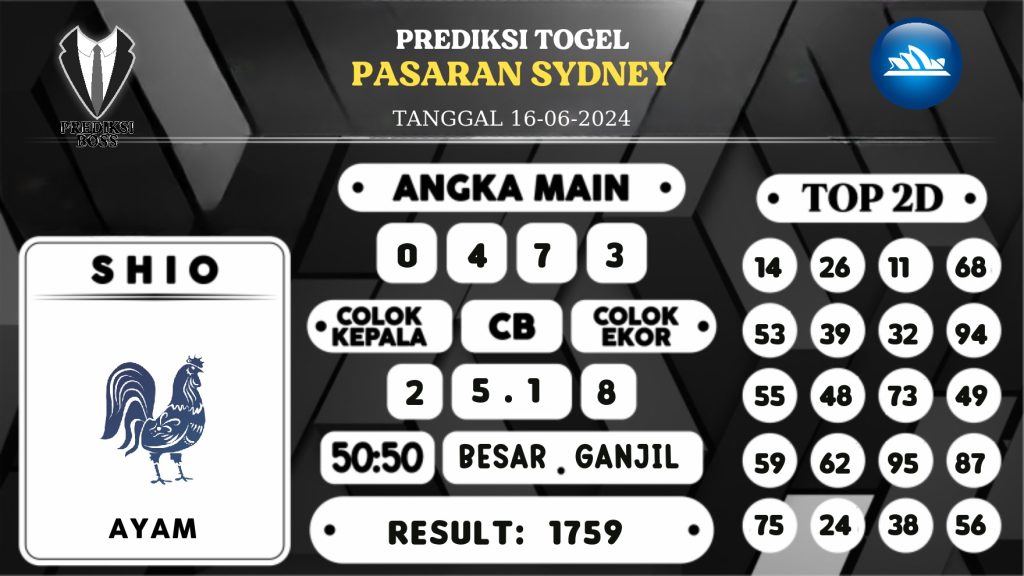 https://prediksibossdana.com/prediksi-boss-togel-sidney-minggu-16-juni-2024/