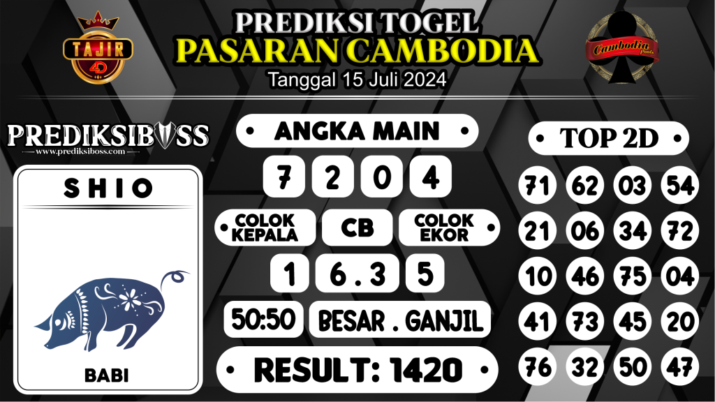 https://prediksibossdana.com/prediksi-boss-togel-cambodia-senin-15-juli-2024/