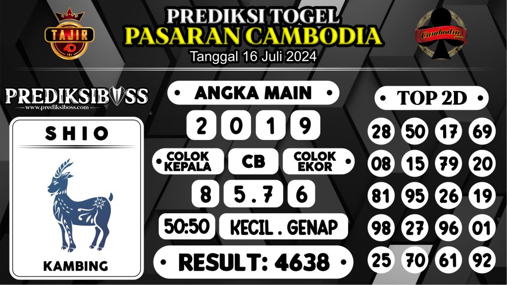 https://prediksibossdana.com/prediksi-boss-togel-cambodia-selasa-16-juli-2024/