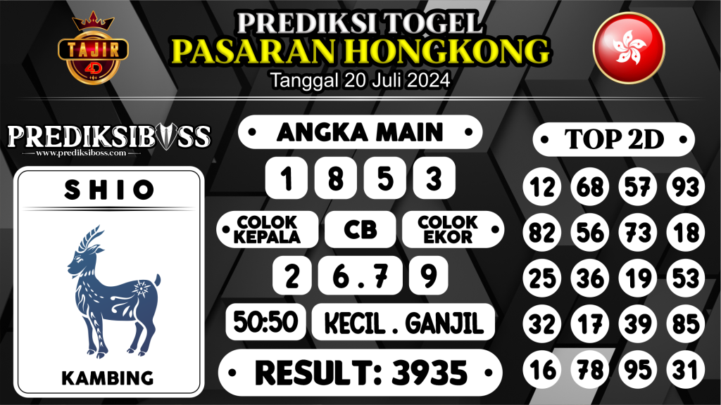 https://prediksibossdana.com/prediksi-boss-togel-hongkong-sabtu-20-juli-2024/