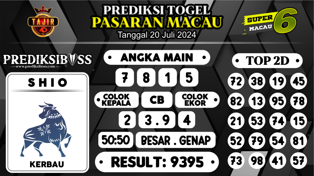 https://prediksibossdana.com/prediksi-boss-togel-macau-sabtu-20-juli-2024/