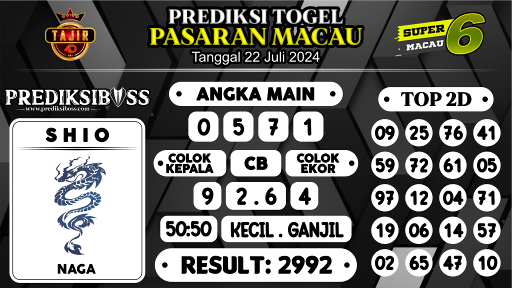 https://prediksibossdana.com/prediksi-boss-togel-macau-senin-22-juli-2024/