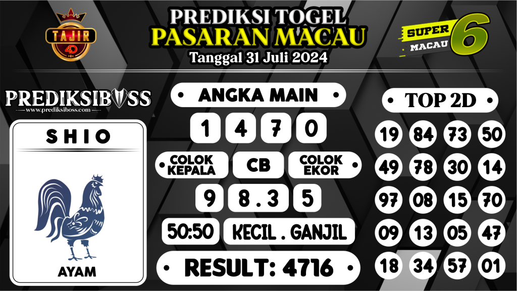 https://prediksibossdana.com/prediksi-boss-togel-macau-rabu-31-juli-2024/