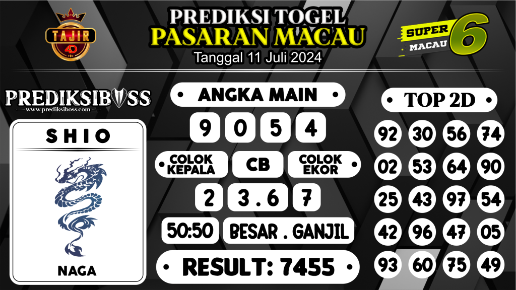 https://prediksibossdana.com/prediksi-boss-togel-macau-kamis-11-juli-2024/