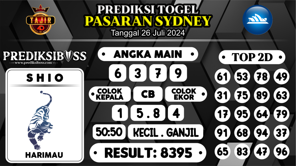 https://prediksibossdana.com/prediksi-boss-togel-sidney-jumat-26-juli-2024/