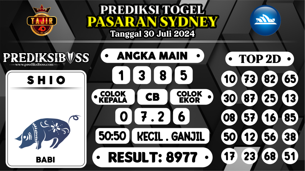 https://prediksibossdana.com/prediksi-boss-togel-sidney-selasa-30-juli-2024/