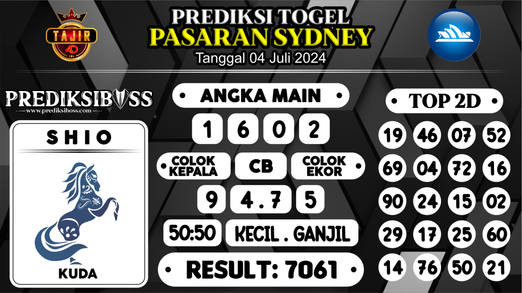 https://prediksibossdana.com/prediksi-boss-togel-sidney-kamis-04-juli-2024/