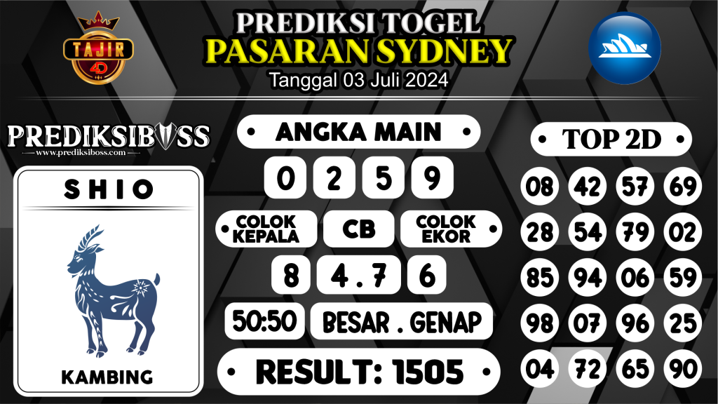 https://prediksibossdana.com/prediksi-boss-togel-sidney-rabu-03-juli-2024/