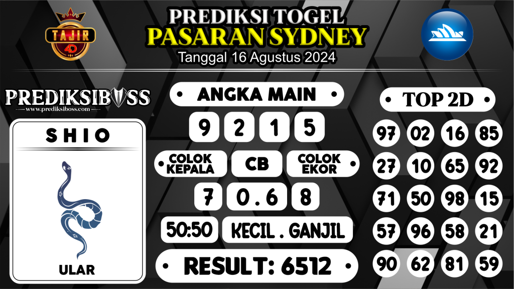 https://prediksibossdana.com/prediksi-boss-togel-sidney-jumat-16-agustus-2024/