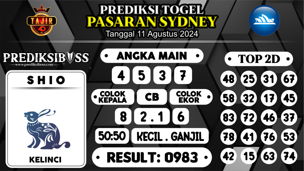 https://prediksibossdana.com/prediksi-boss-togel-sidney-minggu-11-agustus-2024/